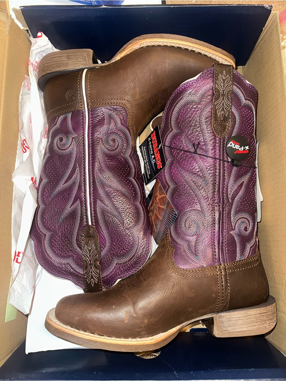 DURANGO REBEL PRO WOMEN'S VENTILATED PLUM BOOT